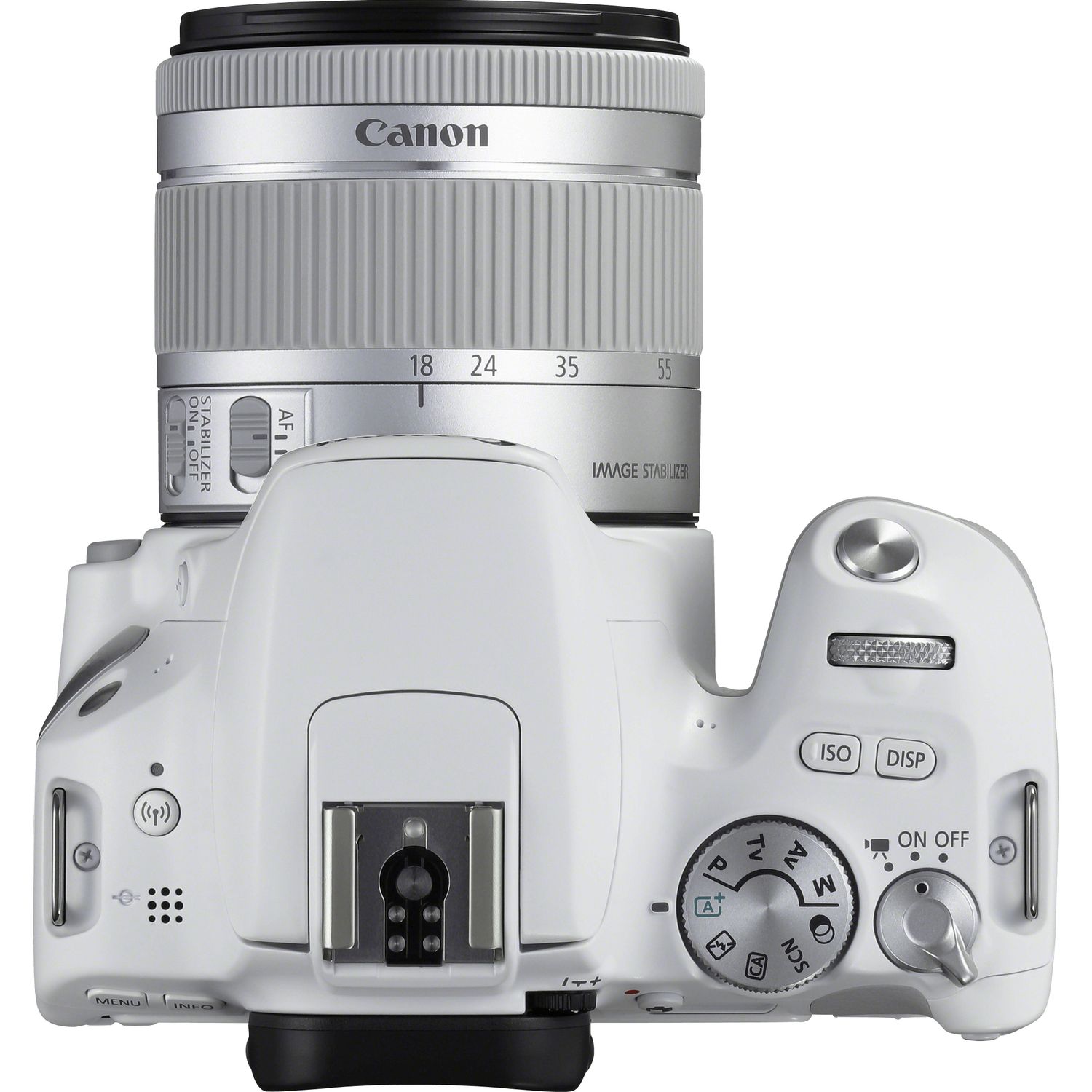 Buy Canon EOS 200D White + EF-S 18-55mm f/4-5.6 IS STM Lens Silver in ...